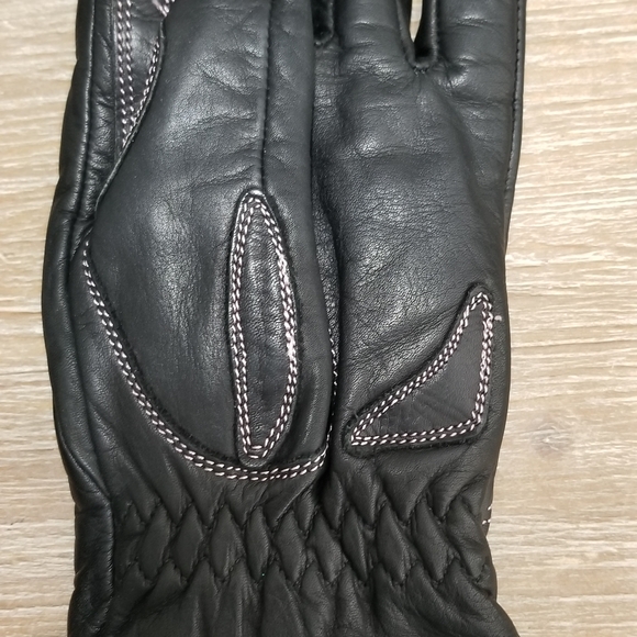 Leather Gloves By Hugger Coolibar Motorcycle - Picture 5 of 7